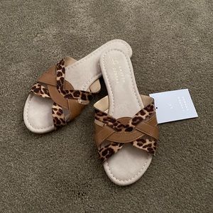 LC Lauren Conrad Malachite Slide Sandals